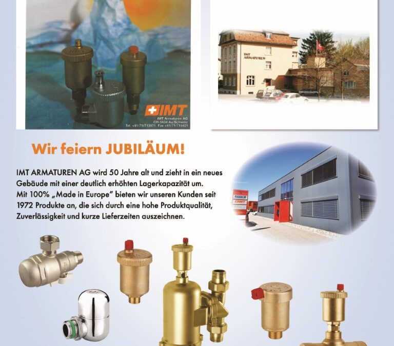 „Gebäude Installation“, Ausgabe 7-8 2022 IMT, 50 Jahre mit Euch!